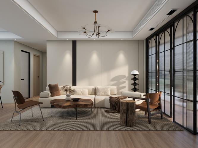 侘寂風普通住宅室內裝修設計 于樸素中見永恒，在不完美中尋安寧