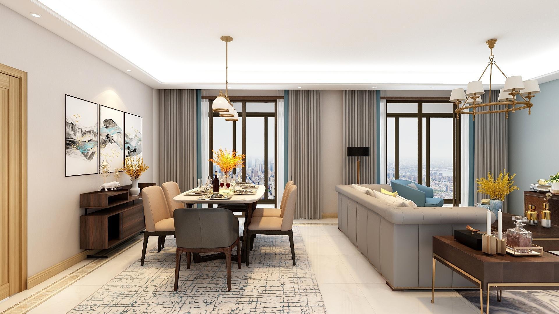 金灣明珠143㎡四室兩廳 經典美式風格，構筑優雅舒適理想家